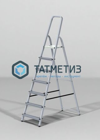 Стремянка, 7 ступеней, алюминиевая, KROFT -  магазин «ТАТМЕТИЗ»