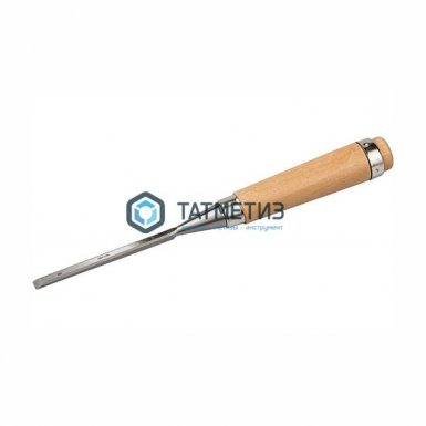 Стамеска-долото  8 мм, ЗУБР "ЭКСПЕРТ" с деревянной ручкой, хромованадиевая -  магазин «ТАТМЕТИЗ»