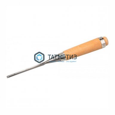 Стамеска-долото  6 мм, ЗУБР "ЭКСПЕРТ" с деревянной ручкой, хромованадиевая -  магазин «ТАТМЕТИЗ»