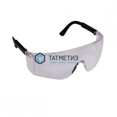 Очки STAYER защитные с регулируемыми по длине дужками, поликарбонатные прозрачные линзы -  магазин «ТАТМЕТИЗ»