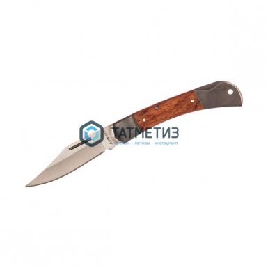 Нож STAYER складной с деревянными вставками, средний -  магазин «ТАТМЕТИЗ»