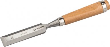Стамеска-долото 30 мм, ЗУБР "ЭКСПЕРТ" с деревянной ручкой, хромованадиевая -  магазин «ТАТМЕТИЗ»