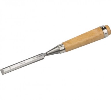 Стамеска-долото 16 мм, ЗУБР "ЭКСПЕРТ" с деревянной ручкой, хромованадиевая -  магазин «ТАТМЕТИЗ»