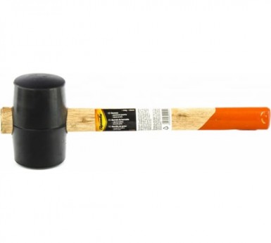 Киянка резиновая 340 г, черная резина, деревянная ручка// SPARTA -  магазин «ТАТМЕТИЗ»