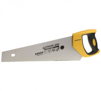 Ножовка по дереву, 350мм, STAYER "PROFI" "COBRA" GX900, 2-х комп ручка, 9 TPI -  магазин «ТАТМЕТИЗ»