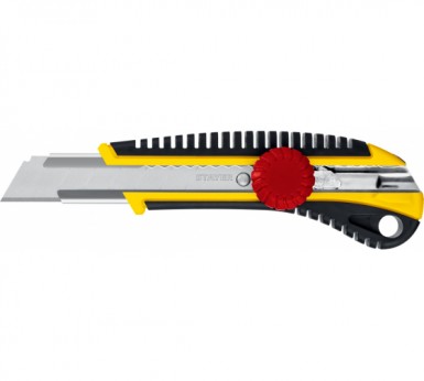 Нож STAYER с винтовым фиксатором сегмент. лезвия 18 мм -  магазин «ТАТМЕТИЗ»