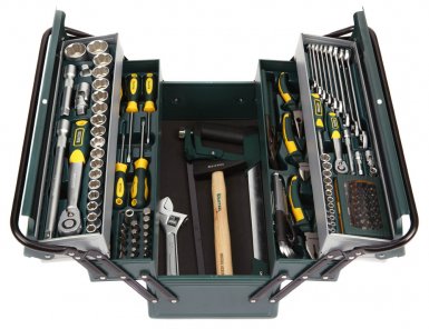 Набор инструментов слесарно-монтажный, 131 предмет KRAFTOOL GRAND-131 -  магазин «ТАТМЕТИЗ»