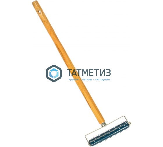 Валик игольчатый для гипсокартона 150мм, STAYER, металлические иглы, ручка 500мм, D32 Валик игольчатый для гипсокартона 150мм, STAYER, металлические иглы, ручка 500мм, D32