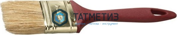 Кисть плоская 25мм ЗУБР "УНИВЕРСАЛ-МАСТЕР" "КП-11", натуральная щетина, пластмассовая ручка Кисть плоская 25мм ЗУБР "УНИВЕРСАЛ-МАСТЕР" "КП-11", натуральная щетина, пластмассовая ручка