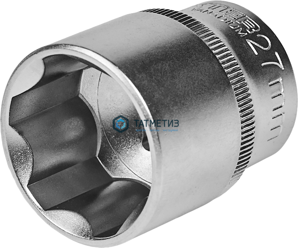 Торцевая головка 1/2", 27 мм, CrV, шестигранная, WP -  магазин «ТАТМЕТИЗ»