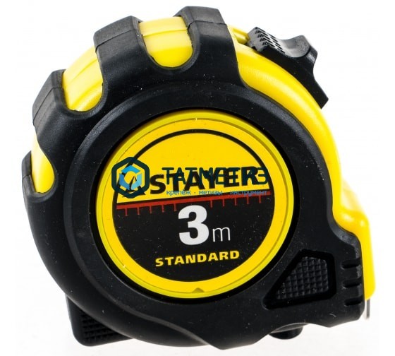 Рулетка STAYER MASTER 3м/19мм, в ударостойком обрезиненном корпусе Рулетка STAYER MASTER 3м/19мм, в ударостойком обрезиненном корпусе