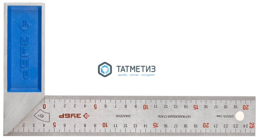 Угольник столярный, 250x 37 мм, нерж.сталь, усиленный, ЗУБР Профессионал -  магазин крепежа «ТАТМЕТИЗ»