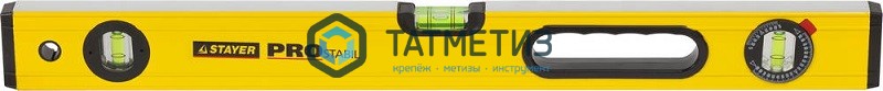 Уровень STAYER "STABIL" алюминиевый, коробчатый, усиленный, фрезерованный, 3 глазка, 120см Уровень STAYER "STABIL" алюминиевый, коробчатый, усиленный, фрезерованный, 3 глазка, 120см