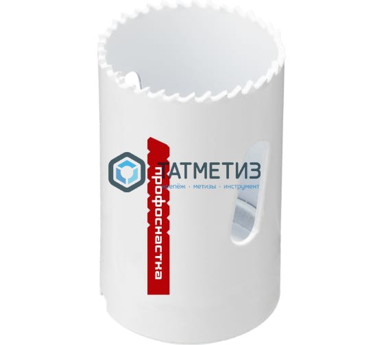 Коронка по металлу 48мм, биметал., до 38мм, мелкий зуб 10 TPI №335 HSSE M42 Co8% ПрофОснастка Коронка по металлу 48мм, биметал., до 38мм, мелкий зуб 10 TPI №335 HSSE M42 Co8% ПрофОснастка