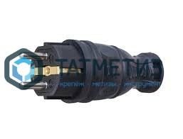 Эл.вилка прямая с/з каучук 16А TOKOV ELECTRIC -  магазин «ТАТМЕТИЗ»