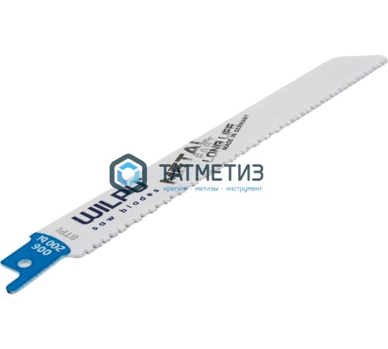 Полотно сабельное 006/200 bi х 5 шт/уп для металла, дерева с ост.металла (быстрый точный рез) WILPU Полотно сабельное 006/200 bi х 5 шт/уп для металла, дерева с ост.металла (быстрый точный рез) WILPU