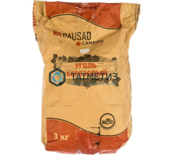 Уголь берёзовый, 3 кг//Palisad Camping/Р Уголь берёзовый, 3 кг//Palisad Camping/Р