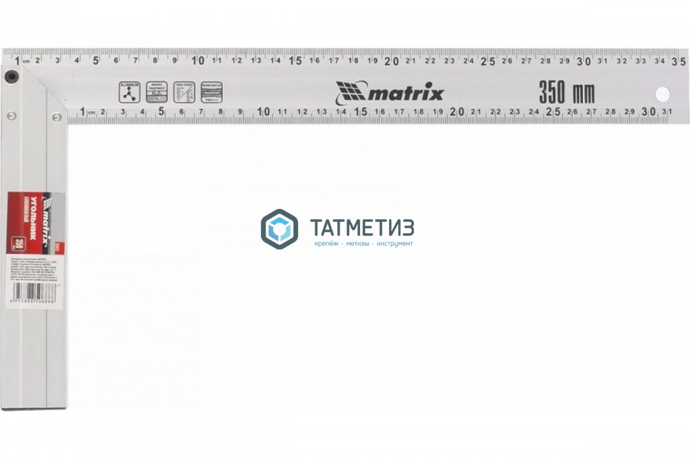Угольник, 350 мм, алюминиевый, литой// Matrix -  магазин крепежа  «ТАТМЕТИЗ»