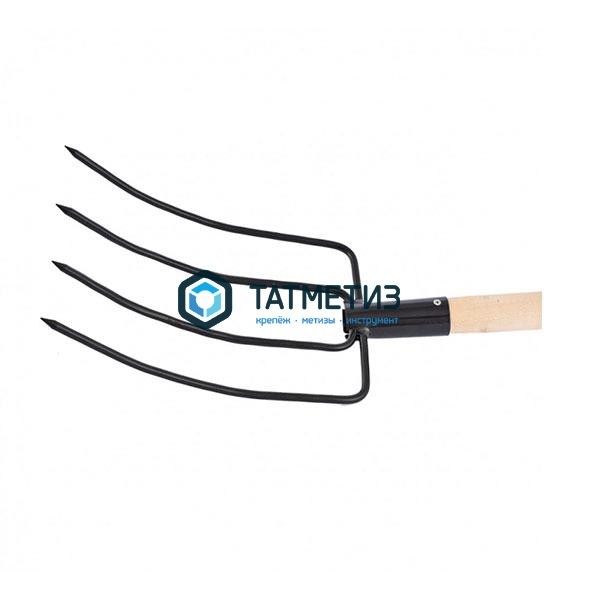 Вилы 4-х рогие, 205 х 305 мм, без черенка, кованые // СИБРТЕХ -  магазин крепежа «ТАТМЕТИЗ»