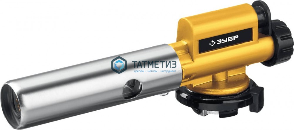 Горелка газовая на баллон, ЗУБР ГРМ-800, цельнометал.с цан.соед, с пьезопод,1300 С, Профессионал -  магазин «ТАТМЕТИЗ»