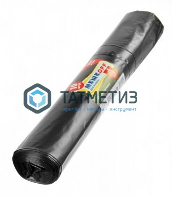 Мешок для мусора 180л ПВД (90х110), 45мкм, рулон/10шт, черный Ромашка Мешок для мусора 180л ПВД (90х110), 45мкм, рулон/10шт, черный Ромашка