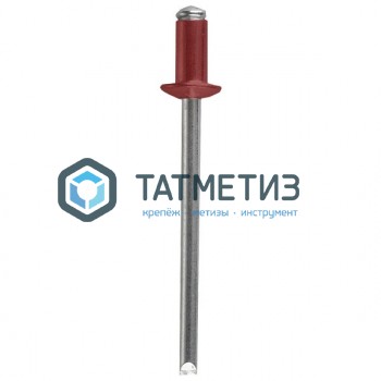 Заклепки ZK ал/ст 4,8x12 RAL 3005 -  магазин крепежа «ТАТМЕТИЗ»