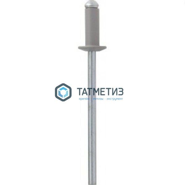Заклепки ZK ал/ст 3,2x 8 RAL 7004 -  магазин крепежа «ТАТМЕТИЗ»