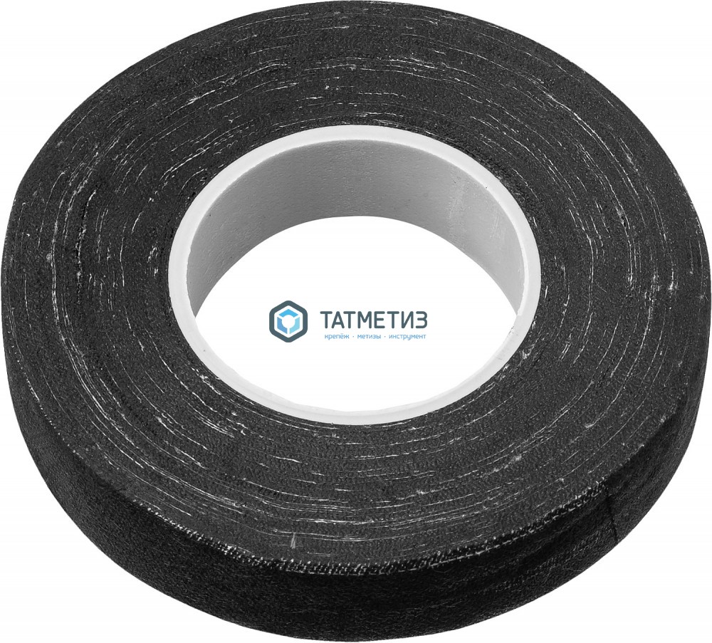 Изолента на хлопчатобумажной основе 18 мм х15 м, черная, ЗУБР -  магазин «ТАТМЕТИЗ»