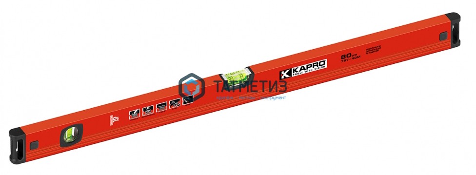 Уровень KAPRO  80 см, магнитный, 2 колбы, 787-40-80M -  магазин крепежа  «ТАТМЕТИЗ»