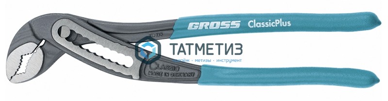 Клещи переставные 240 мм, CR-V, облив.рукоятки, хром-ванадий  // Gross -  магазин «ТАТМЕТИЗ»