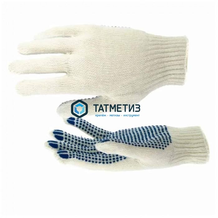 Перчатки трик. х/б с ПВХ №70 точка 7класс (5-и нитка) Перчатки трик. х/б с ПВХ №70 точка 7класс (5-и нитка)