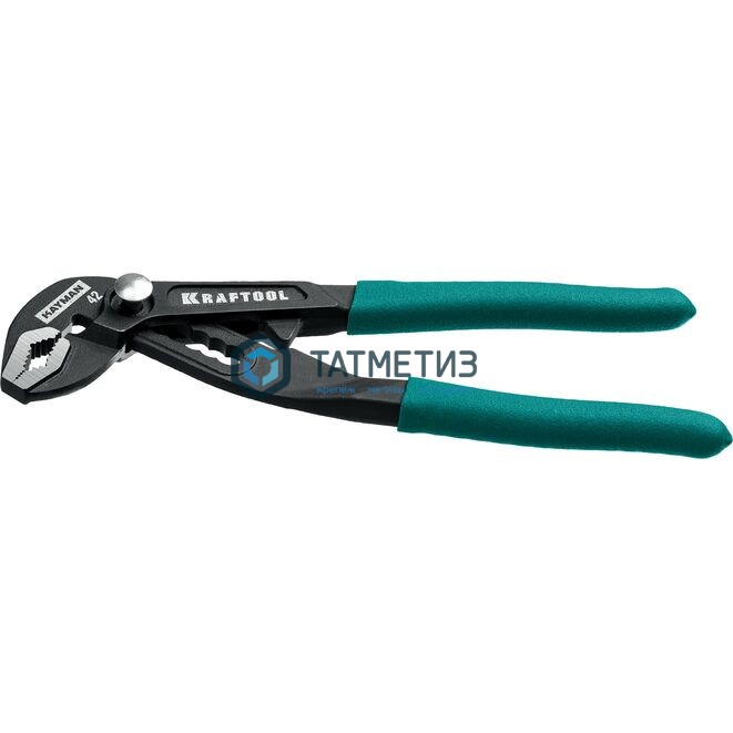 Клещи переставные 180 мм, Cr-V, оксид, KRAFTOOL KAYMAN -  магазин крепежа «ТАТМЕТИЗ»