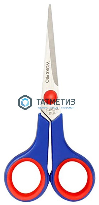 Ножницы канцелярские, 140мм, нерж, WORKPRO -  магазин крепежа «ТАТМЕТИЗ»
