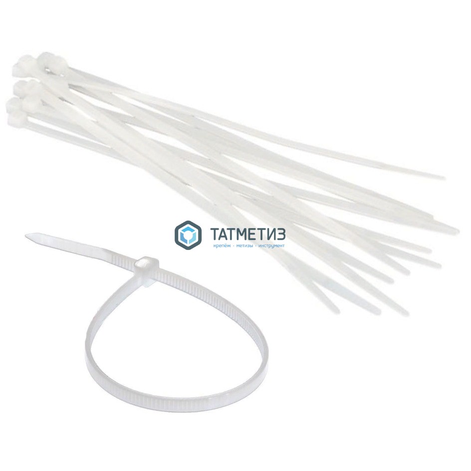 Хомут-стяжка нейлон 200 х 4,8 (100 шт/уп) ТМ | «ТАТМЕТИЗ» Хомут-стяжка нейлон 200 х 4,8 (100 шт/уп) ТМ - магазин крепежа «ТАТМЕТИЗ»