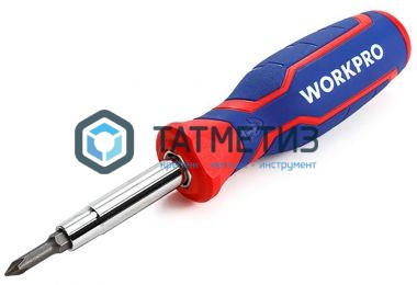 Отвертка 6 в 1, PH1 / PH2, SL 5/6 мм,  WORKPRO -  магазин «ТАТМЕТИЗ»