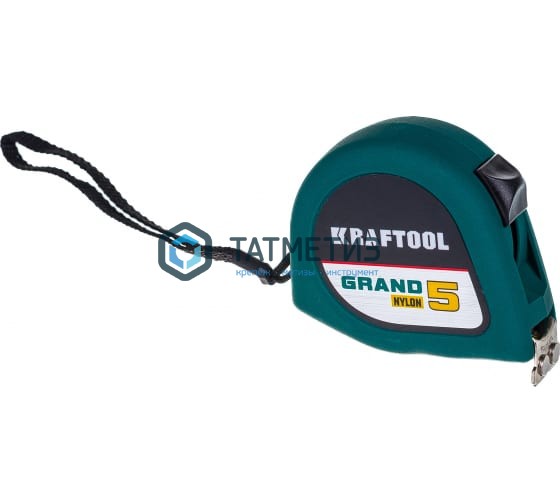 Рулетка KRAFTOOL GRAND, обрезиненный пластиковый корпус, 5м/19мм Рулетка KRAFTOOL GRAND, обрезиненный пластиковый корпус, 5м/19мм