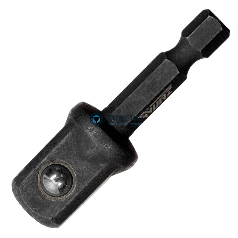 Адаптер для торцевых головок, 1/2" под шуруповерт, 50мм, Wurz (10/50/500) -  магазин крепежа «ТАТМЕТИЗ»