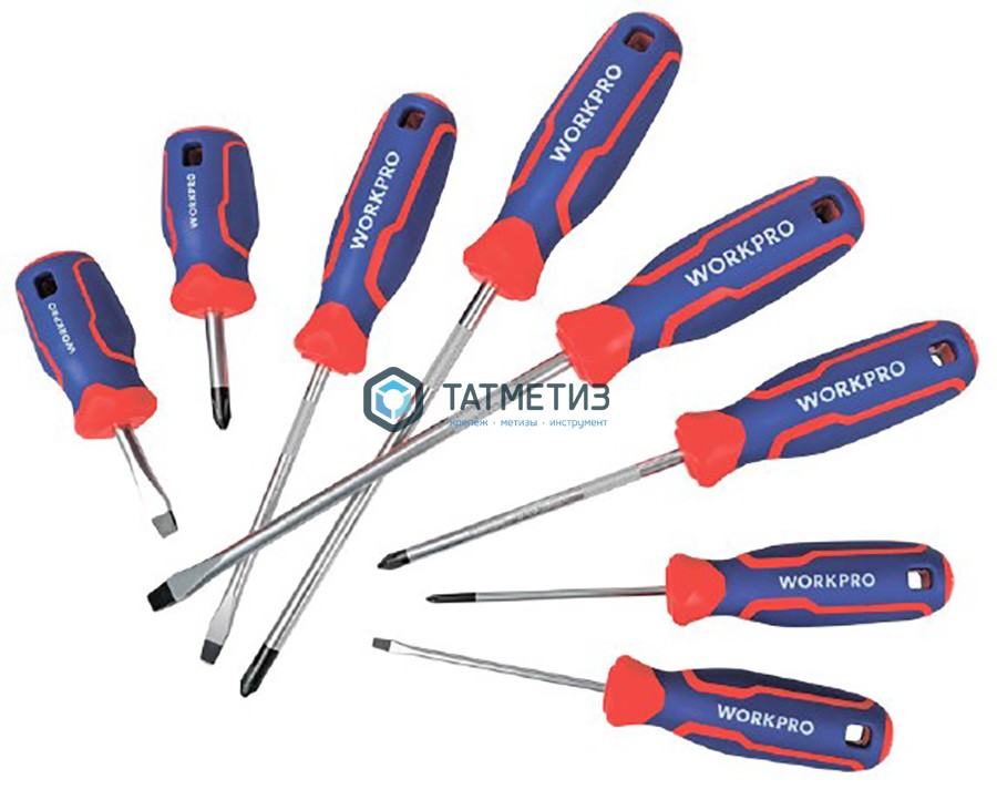 Отвертка PH1 x 75 мм, CR-V, с магн.након. WORKPRO -  магазин крепежа «ТАТМЕТИЗ»