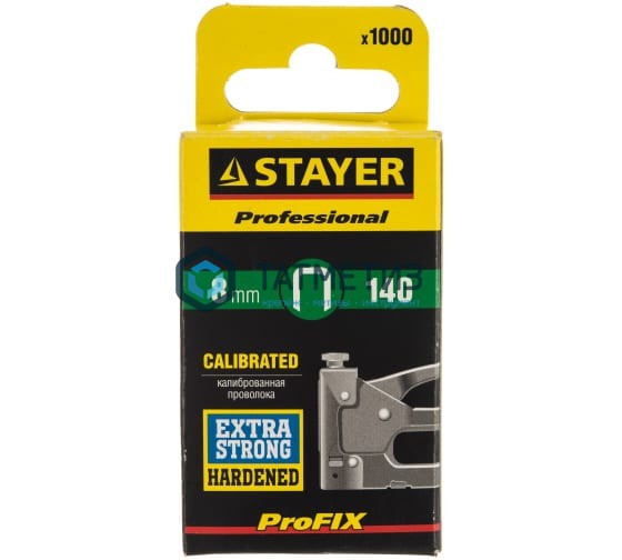 Скобы тип 140, 8 мм, STAYER "PROFI" , 1000шт Скобы тип 140, 8 мм, STAYER "PROFI" , 1000шт