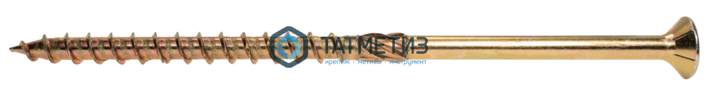 Шуруп с/нарез. д/дерева, потай 5х 60 (200 шт.) | «ТАТМЕТИЗ» Шуруп с/нарез. д/дерева, потай 5х 60 (200 шт.) - магазин крепежа «ТАТМЕТИЗ»