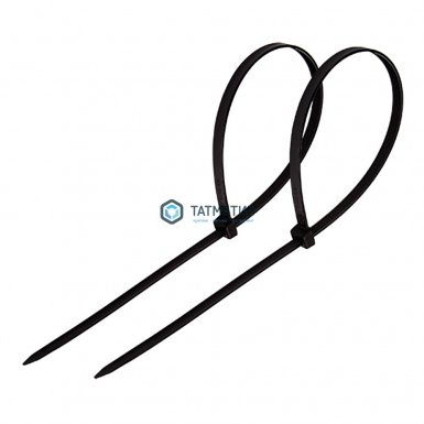 Хомут-стяжка нейлон  400 х 4,8  (100)  REXANT черный -  магазин крепежа  «ТАТМЕТИЗ»