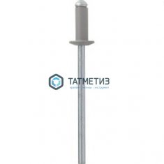 Заклепки ZK ал/ст 4,0x10 RAL 7004 (1000 шт/уп) -  магазин крепежа «ТАТМЕТИЗ»