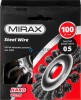 Щетка для УШМ дисковая 100 мм, жгутированная стальная проволока 0,5мм MIRAX -  магазин крепежа «ТАТМЕТИЗ»