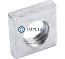 Гайка квадратная низкая DIN 562, оц М 6  ( 100 шт/уп) -  магазин крепежа «ТАТМЕТИЗ»