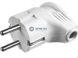Эл.вилка угловая с/з бел. 16А А105UNIVersal -  магазин крепежа «ТАТМЕТИЗ»