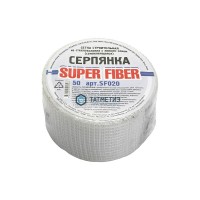 Серпянка самоклеющаяся  50мм х 20м Super Fiber, арт. SF020 -  магазин крепежа «ТАТМЕТИЗ»