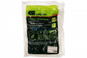 Пленка защитная п/э 6 мкм, 4 х 5 м // Сибртех | «ТАТМЕТИЗ» Пленка защитная п/э 6 мкм, 4 х 5 м // Сибртех - магазин крепежа «ТАТМЕТИЗ»