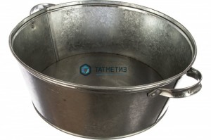 Таз круглый оцинкованный 13 л, Россия// Сибртех | «ТАТМЕТИЗ» Таз круглый оцинкованный 13 л, Россия// Сибртех - магазин крепежа «ТАТМЕТИЗ»