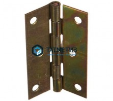 Петля универсальная ЗУБР "ЭКСПЕРТ", 2 подшипника, цвет латунь (PB), с крепежом, 100х75х2,5мм, 2 шт -  магазин крепежа «ТАТМЕТИЗ»