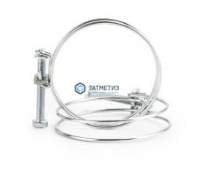 Хомут проволочный, цинк,  83 мм (3 1/4") (10 шт) -  магазин крепежа «ТАТМЕТИЗ»